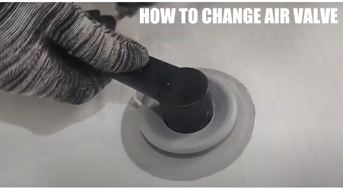 How to change air valve?