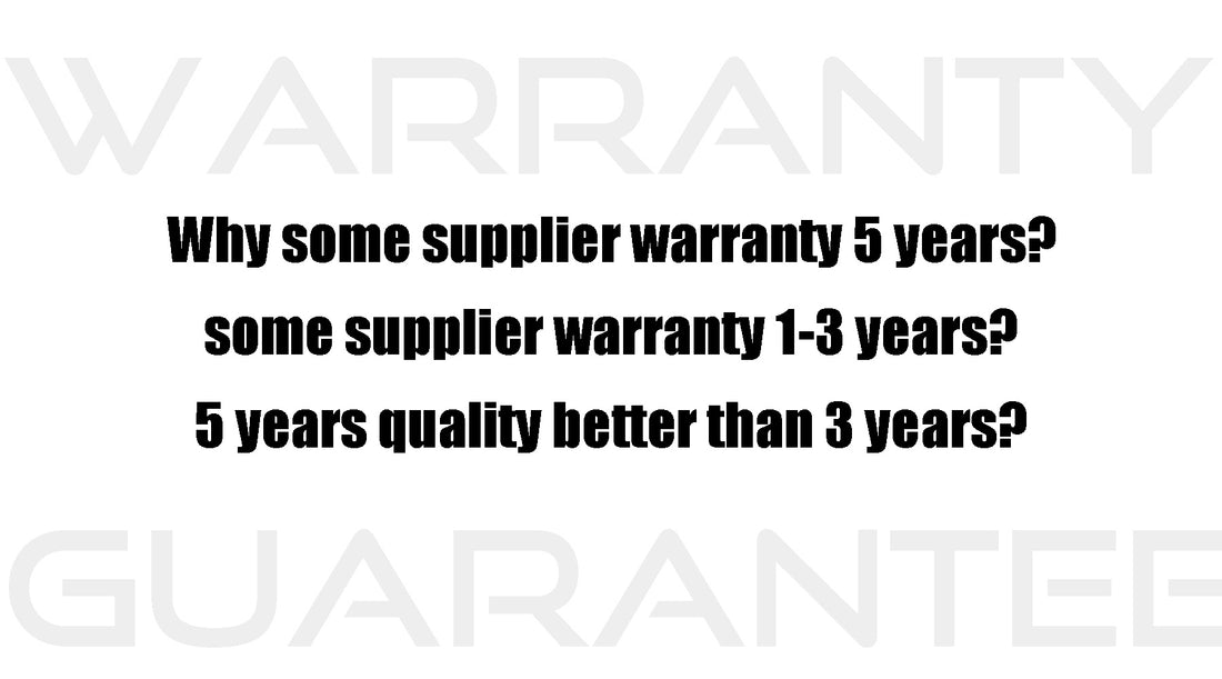 Warranty Longer Quality Better?